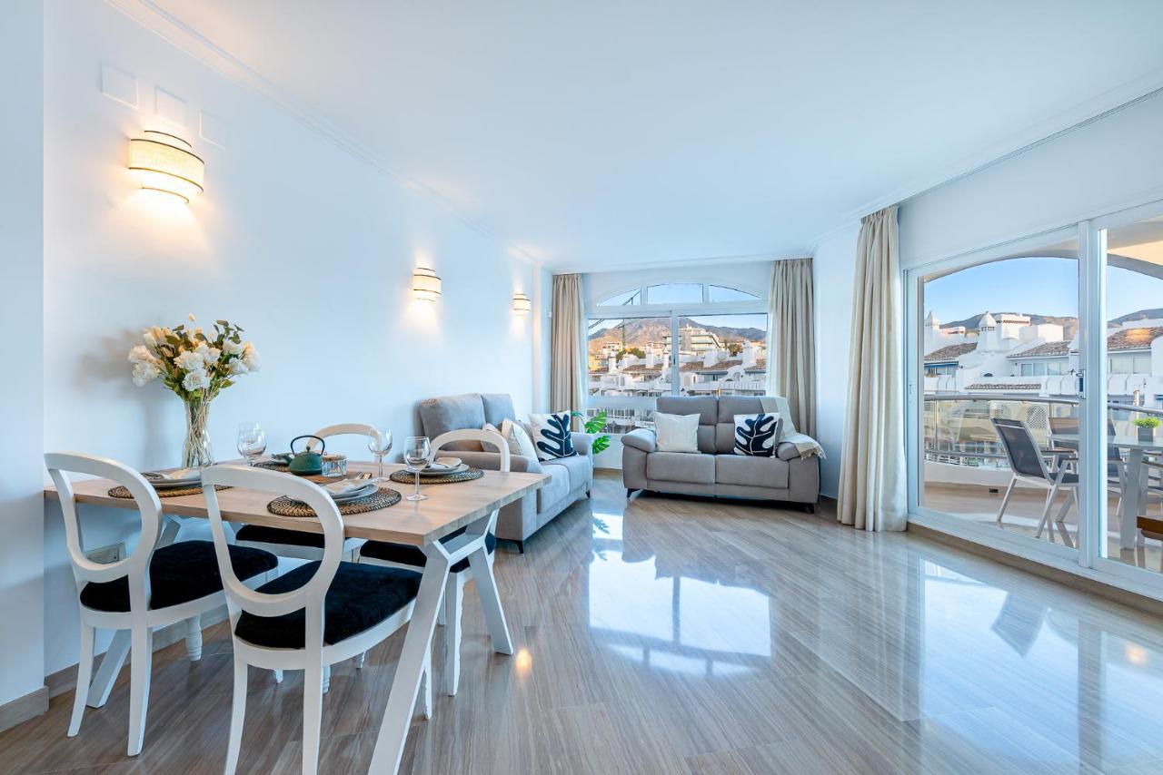 Atico Puerto Marina First Island With Sea Views And Rooftop Pool Benalmadena Luaran gambar